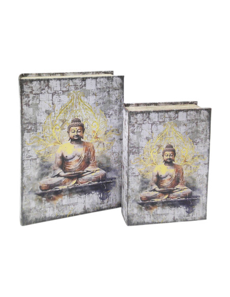 S/2 caja libro buda