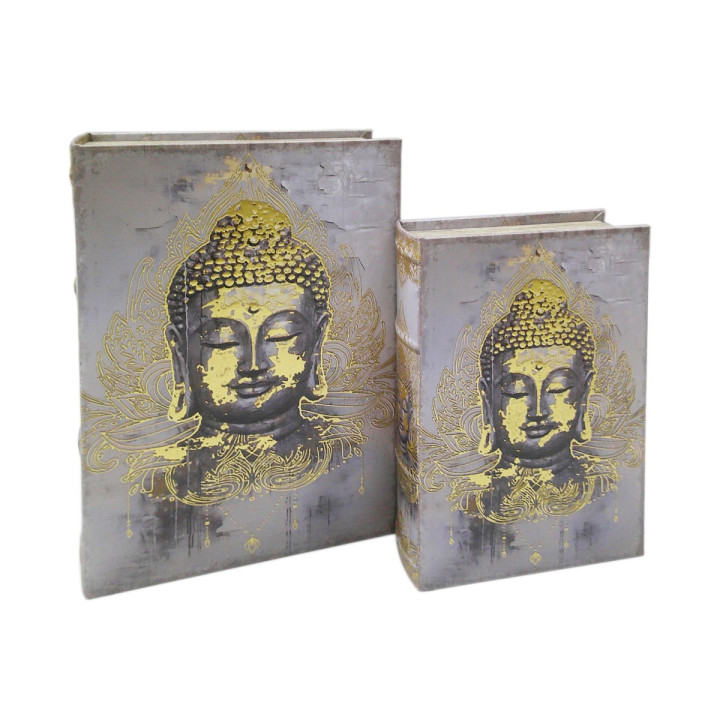 S/2 caja libro buda