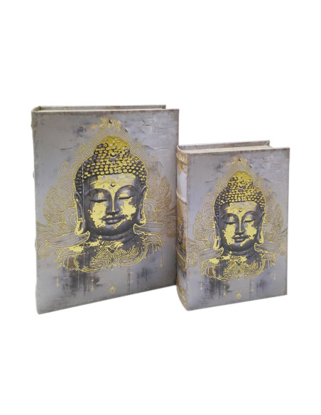 S/2 caja libro buda