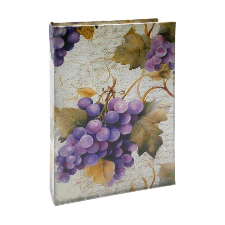 Caja libro uva