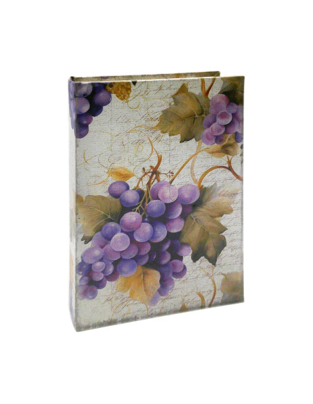 Caja libro uva