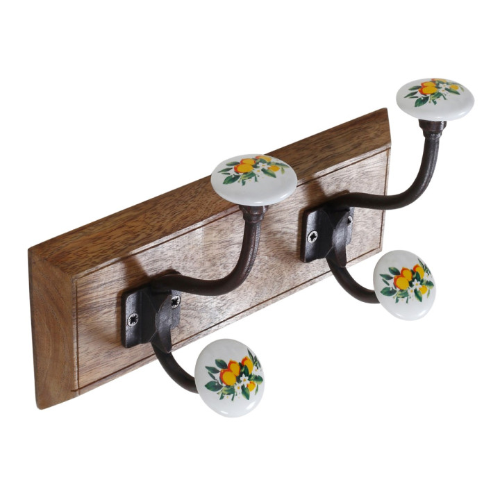 Percha 2 pomo doble