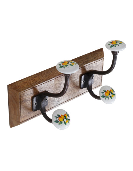 Percha 2 pomo doble