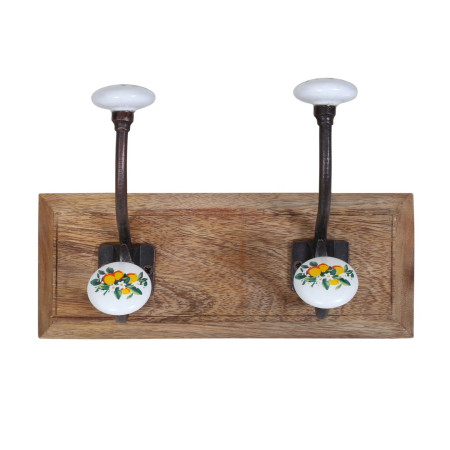 Percha 2 pomo doble 2
