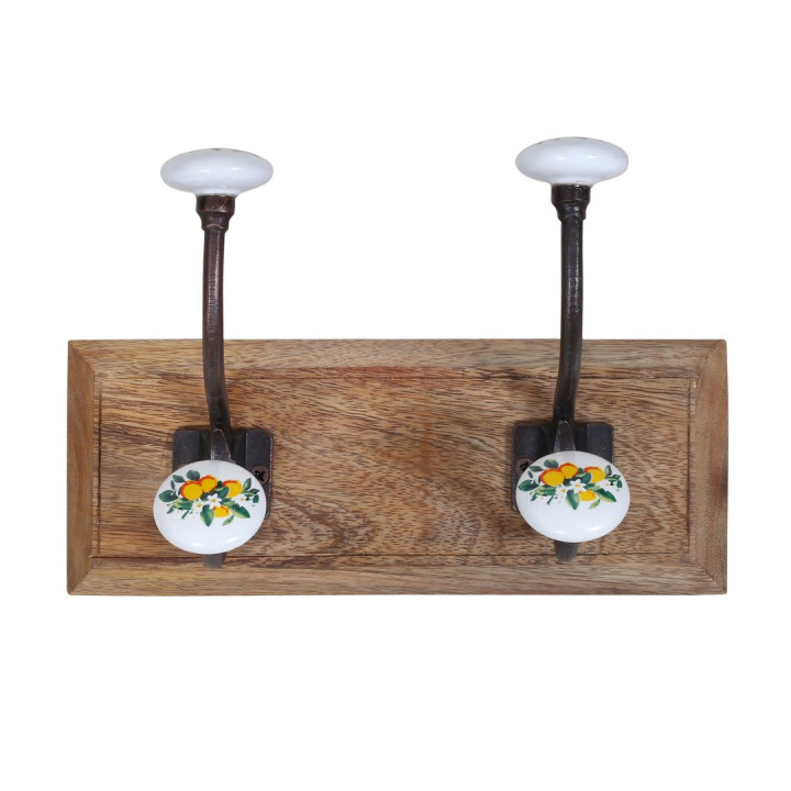 Percha 2 pomo doble