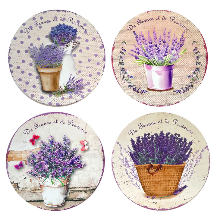 Salvamantel lavanda 4 dif.