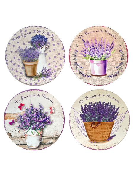 Salvamantel lavanda 4 dif.