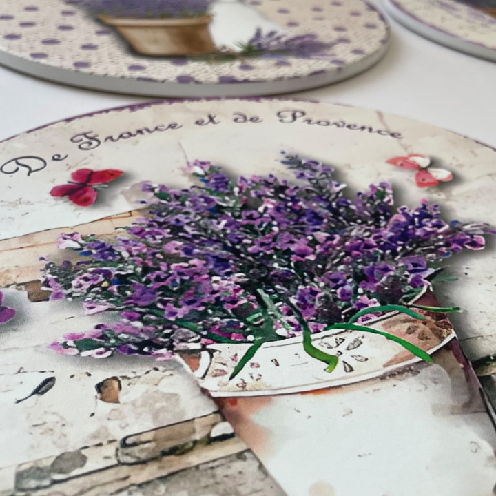 Salvamantel lavanda 4 dif.