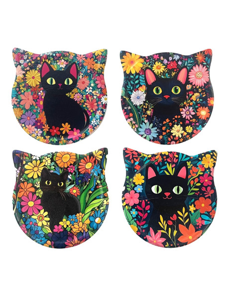 Posavasos gato 4 dif.