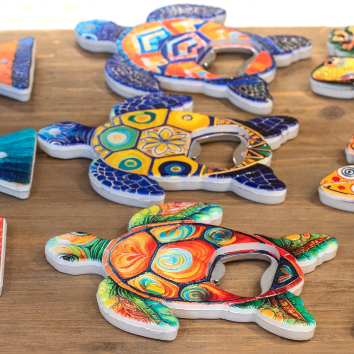 Magnetico abridor tortuga 4 dif.