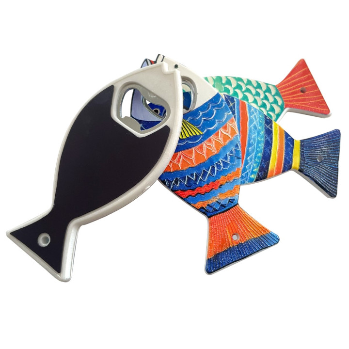 Magnetico abridor pez 4 dif.