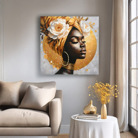 Cuadro africana 100x100cm 2