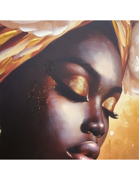 Cuadro africana 100x100cm