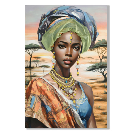 Cuadro africana 80x120cm