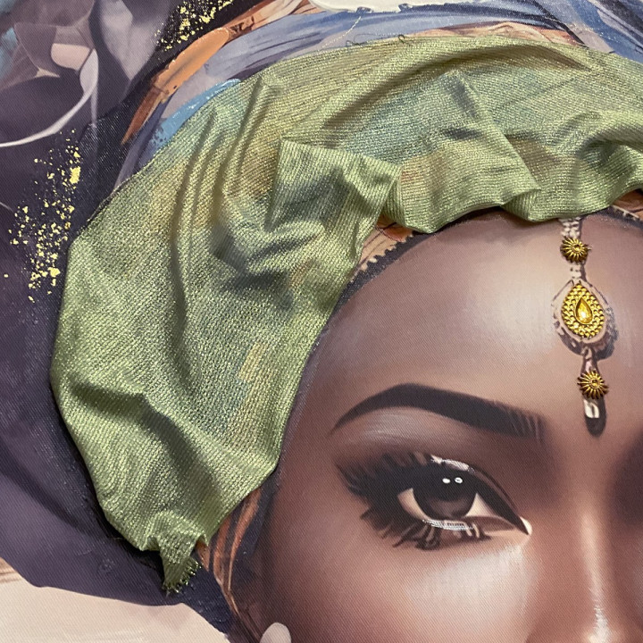 Cuadro africana 80x120cm