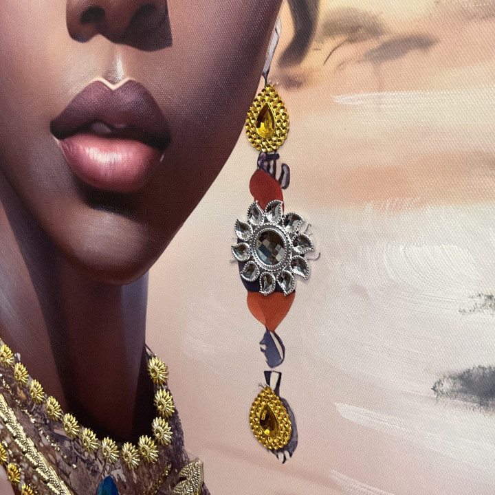 Cuadro africana 80x120cm