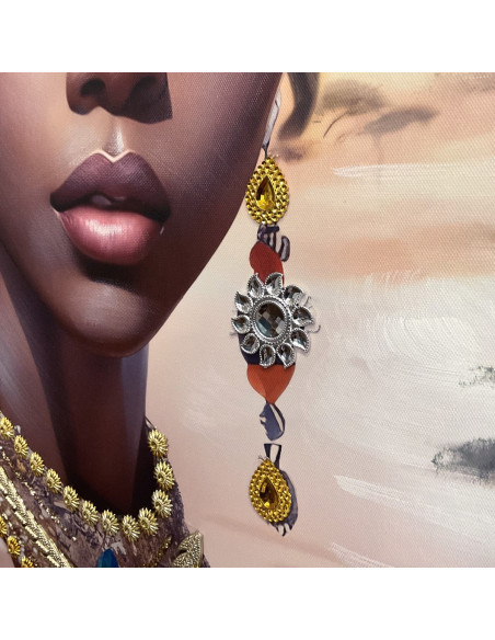 Cuadro africana 80x120cm
