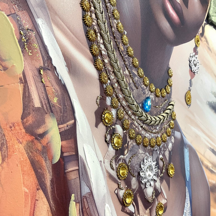 Cuadro africana 80x120cm