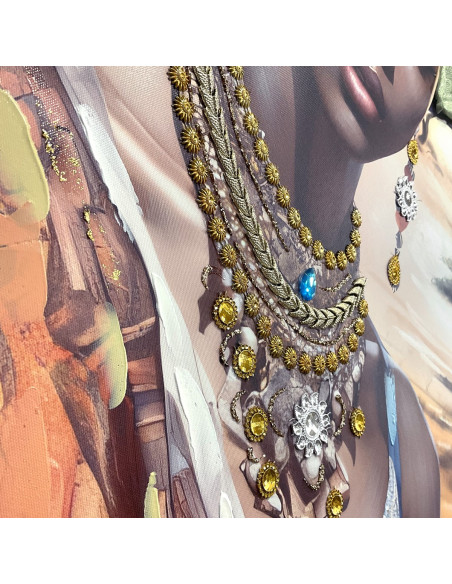 Cuadro africana 80x120cm
