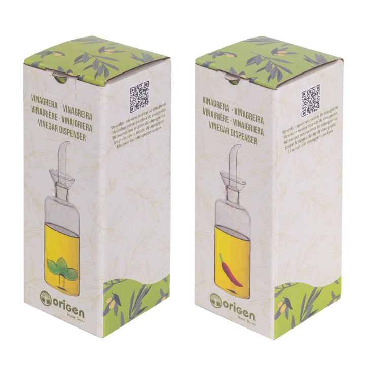Vinagrera 250ml 2 dif.
