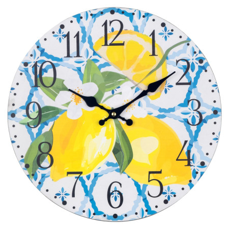 Reloj limones 34cm