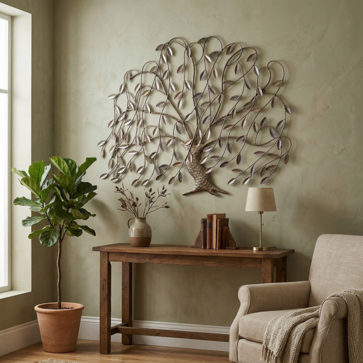 Adorno pared arbol