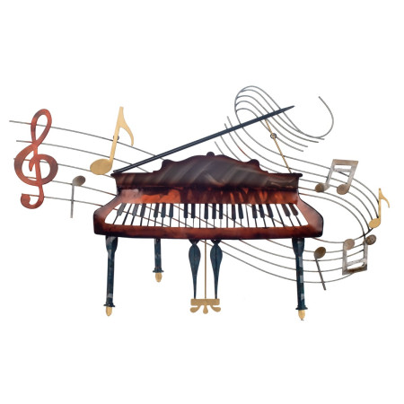Adorno pared piano