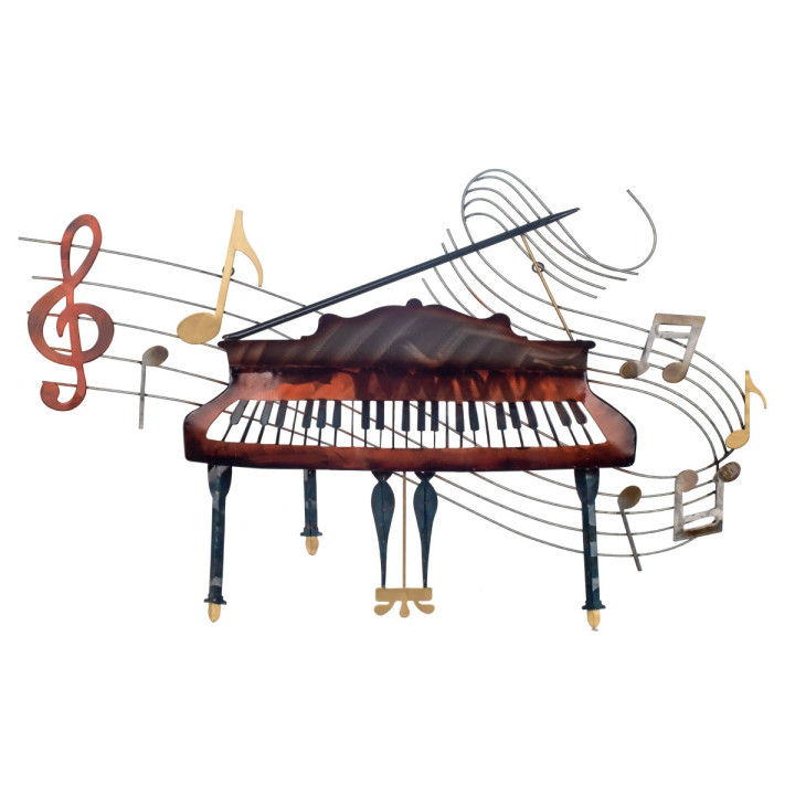 Adorno pared piano