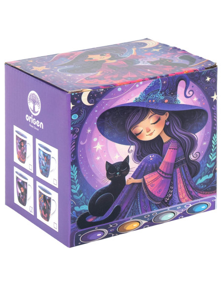 Mug y filtro bruja c/caja regalo