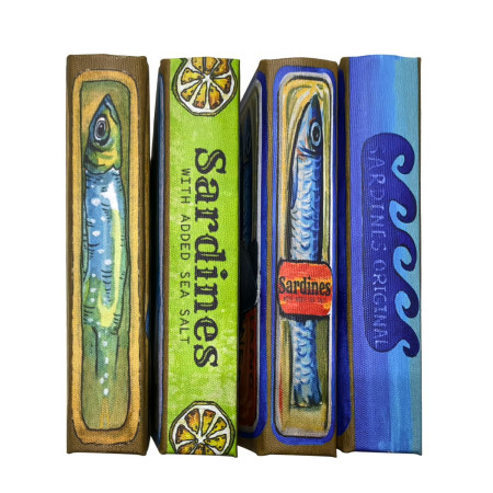 Caja libro sardinas 4 dif. 2