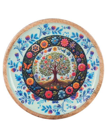 Plato arbol vida gra.