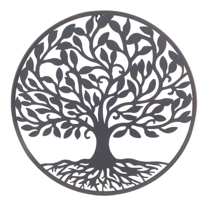 Adorno pared arbol vida 40cm
