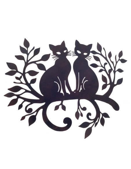 Adorno pared gatos