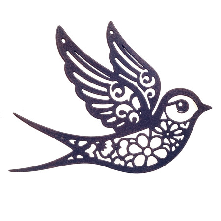 S/3 adorno pared pajaros 2