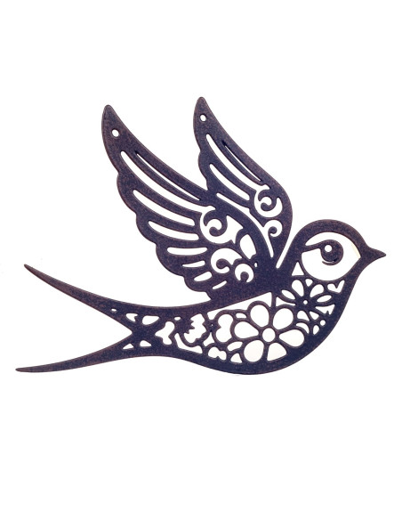S/3 adorno pared pajaros