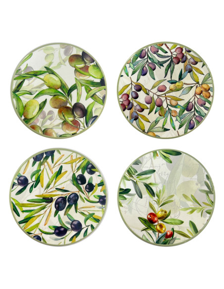 Posavasos aceitunas 4 dif.
