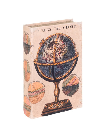 Caja libro globo mundo