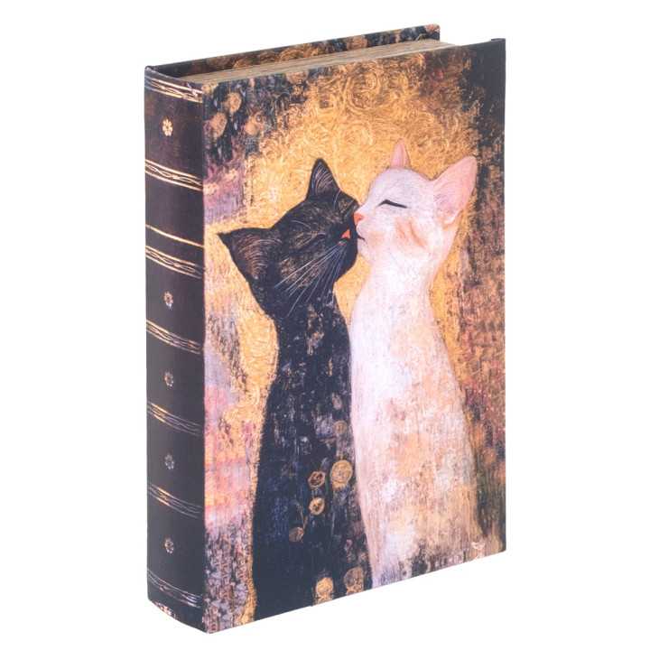Caja libro gatos