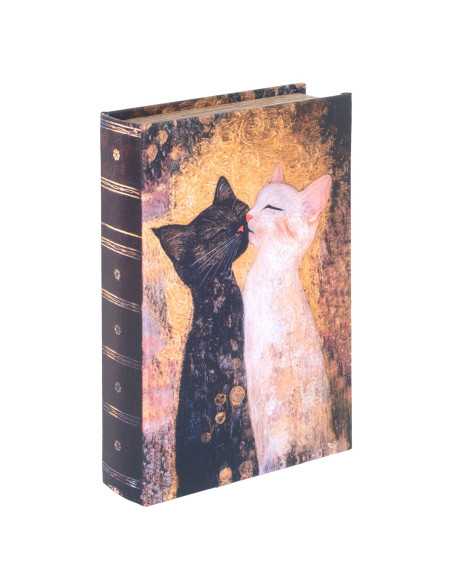 Caja libro gatos