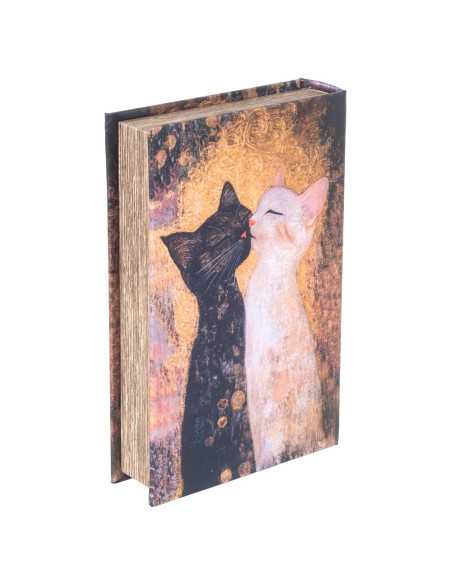 Caja libro gatos