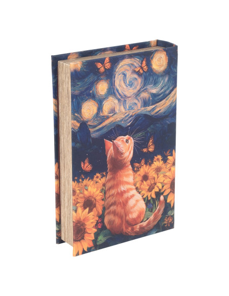 Caja libro gato