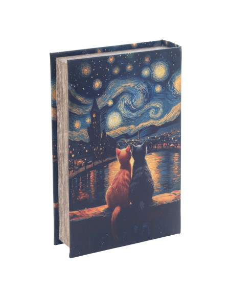 Caja libro gatos