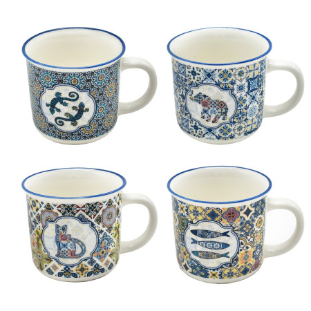 Mug 4 dif.