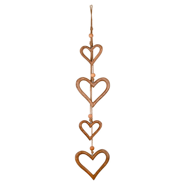 Colgante corazones