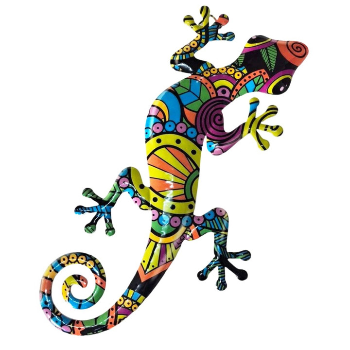 Adorno pared lagarto