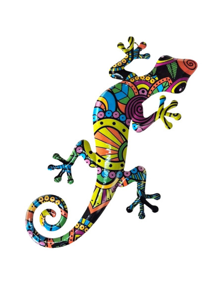 Adorno pared lagarto