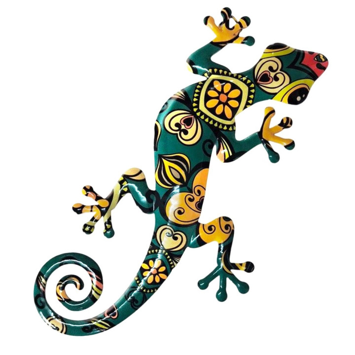 Adorno pared lagarto