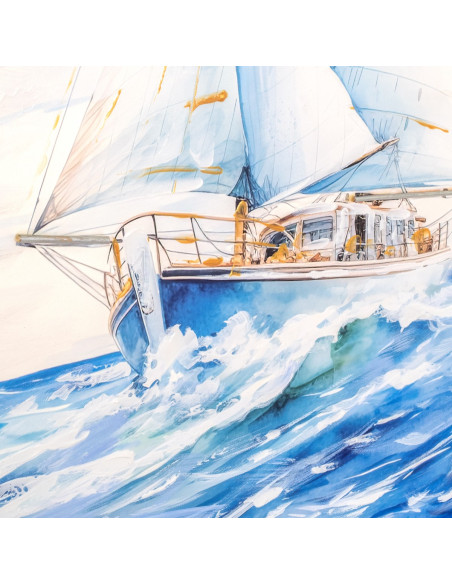 Cuadro barco 70x100cm