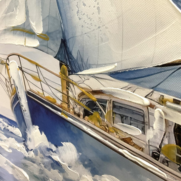Cuadro barco 70x100cm