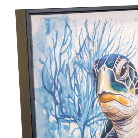 Cuadro tortuga 62x62cm 2